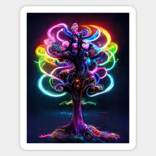 A Wishing Tree of Life and Dreams Sticker